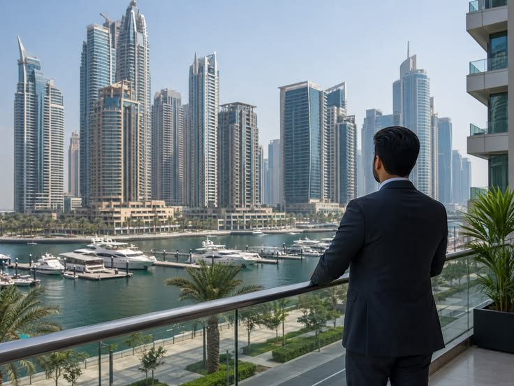 Buy off-plan property in Dubai from USA with luxury Dubai skyline view