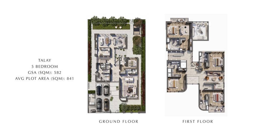 Talay villa floor plan preview